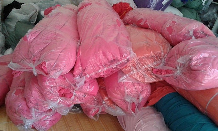vải khúc may quần áo